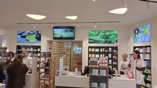 Innenraum einer Apotheke